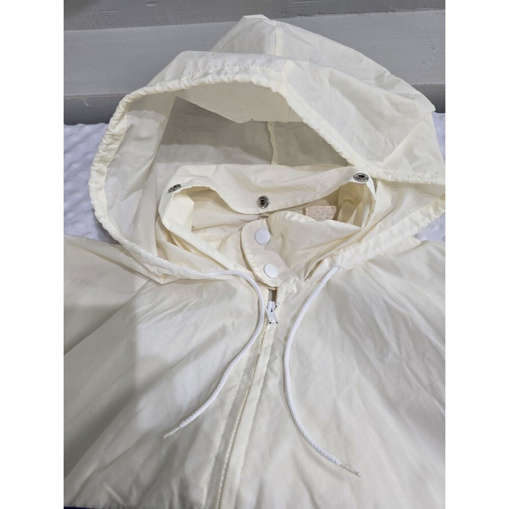 Vintage 80'S Arnold Palmer Golf Jacket 2 Pocket Mens XL Windbreaker Rainbow Hood - Picture 11 of 16